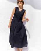 【ドゥクラッセ/DoCLASSE】のコットンボイル・ノースリーブドレス 人気、トレンドファッション・服の通販 founy(ファニー) ファッション Fashion レディースファッション Fashion for Women ワンピース Dresses フォーマル・パーティードレス・結婚式用ドレス Elegant & Casual Dresses エレガント 上品 Elegant スリム Slim, Slim Fit ドレス Dress, One-Piece ノースリーブ Sleeveless, No-Sleeve プリーツ Pleats, Pleated ボックス Boxy, Box Shape マキシ Maxi, Full Length 夏 Summer thumbnail ネイビー|ID: prp329100004934646 ipo3291000000037034916