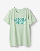 【ドゥクラッセ/DoCLASSE】のスムースコットン・ビーズロゴクルーネック 人気、トレンドファッション・服の通販 founy(ファニー) ファッション Fashion レディースファッション Fashion for Women トップス・カットソー Cut & Sew Tops シャツ・ブラウス・オフィスカジュアル Elegant Blouses & Button-Ups ロングTシャツ・Tシャツ Longline T-Shirts & Tees カットソー・ベーシックTシャツ Cut-and-Sewn Tops / Stretch Tees & Basics なめらか Smooth, Silky Texture カットソー Cut and Sewn Top フェミニン Feminine, Girly thumbnail ペールグリーン|ID: prp329100004934650 ipo3291000000037034934