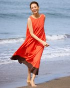 【ドゥクラッセ/DoCLASSE】のコットンボイル・テントラインワンピース 人気、トレンドファッション・服の通販 founy(ファニー) ファッション Fashion レディースファッション Fashion for Women ワンピース Dresses シンプル Simple, Minimal 夏 Summer thumbnail オレンジ|ID: prp329100004934653 ipo3291000000037034945