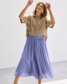 【ドゥクラッセ/DoCLASSE】のエアリーコットン・プリーツスカーチョ/75cm ライトブルー|ID: prp329100004934655 ipo3291000000037140617