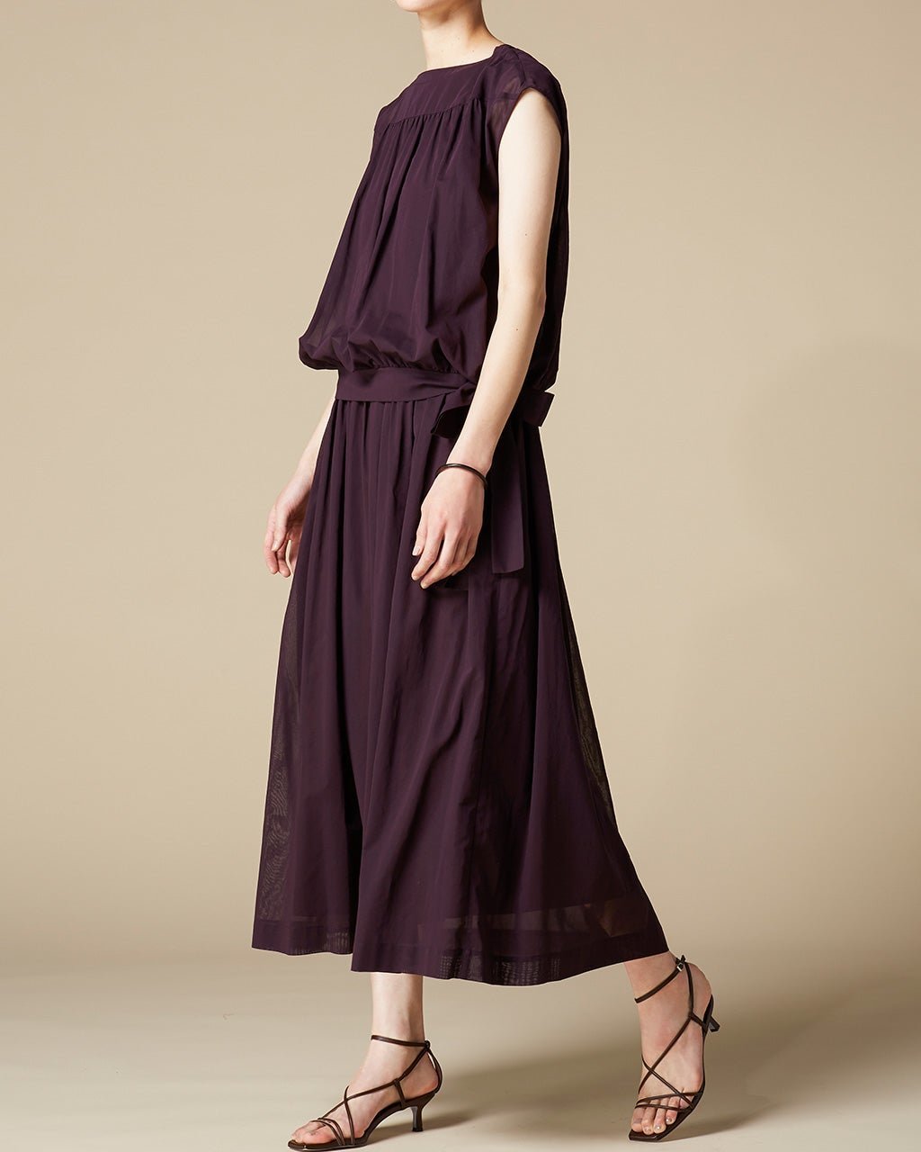 【ドゥクラッセ/DoCLASSE】のコットンボイル・2WAYレイヤードワンピース インテリア・キッズ・メンズ・レディースファッション・服の通販 founy(ファニー) 　ファッション　Fashion　レディースファッション　Fashion for Women　ワンピース　Dresses　ギャザー　Gathered, Ruffled　セットアップ　Set-Up, Coordinated Outfit　フレンチ　French, French Style　リボン　Ribbon, Bow　夏　Summer　ワイン|ID: prp329100004934657 ipo3291000000037034958