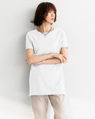 【ドゥクラッセ/DoCLASSE】の立体クルーネック長め丈/半袖・ドゥクラッセTシャツ ホワイト|ID: prp329100004934659 ipo3291000000037246819