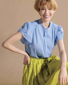 【ドゥクラッセ/DoCLASSE】のコットンローン・ペタルスリーブブラウス サックス|ID: prp329100004934661 ipo3291000000037257996