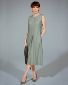 【ドゥクラッセ/DoCLASSE】のグログランアセテート・キーネックドレス グレー|ID: prp329100004934662 ipo3291000000037140639