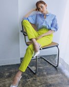 【ドゥクラッセ/DoCLASSE】のミラクルストレッチ・スリムストレート/68cm ライム|ID: prp329100004934675 ipo3291000000037140684