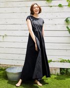 【ドゥクラッセ/DoCLASSE】のコットンローン・フィット&フレアドレス/ロング ブラック|ID: prp329100004934678 ipo3291000000037258031