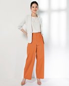 【ドゥクラッセ/DoCLASSE】のスタイルUPパンツ・セミワイド 人気、トレンドファッション・服の通販 founy(ファニー) ファッション Fashion レディースファッション Fashion for Women パンツ Pants & Trousers ストレッチ Stretch, Stretchy Fabric なめらか Smooth, Silky Texture パターン Pattern, Design Print フォルム Silhouette, Form メタル Metal, Metal Parts ワイド Wide, Wide Fit エレガント 上品 Elegant ビジネス 仕事 通勤 Business / Work / Commuting thumbnail テラコッタ|ID: prp329100004934698 ipo3291000000037035100