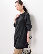 【ドゥクラッセ/DoCLASSE】の総針編み・布帛スリーブチュニック 人気、トレンドファッション・服の通販 founy(ファニー) ファッション Fashion レディースファッション Fashion for Women トップス・カットソー Cut & Sew Tops シャツ・ブラウス・オフィスカジュアル Elegant Blouses & Button-Ups スタイリッシュ Stylish, Fashionable スリーブ Sleeve, Long Sleeve / Short Sleeve チュニック Tunic, Long Top ドッキング Docking, Mixed Material ベスト Vest, Waistcoat thumbnail ブラック|ID: prp329100004934699 ipo3291000000037035105