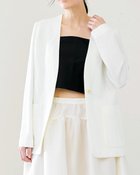 【ドゥクラッセ/DoCLASSE】のテックリネン・ Vカラージャケット 人気、トレンドファッション・服の通販 founy(ファニー) ファッション Fashion レディースファッション Fashion for Women アウター Coat / Outerwear Collection レディースジャケット・軽アウター Jackets カッティング Cutting Detail シンプル Simple, Minimal ジャケット Jacket, Outerwear フェミニン Feminine, Girly フォルム Silhouette, Form ベスト Vest, Waistcoat マニッシュ Mannish, Boyish メタリック Metallic, Shiny Finish リネン Linen, Linen Fabric ワイド Wide, Wide Fit おすすめ Recommended / Our Picks 夏 Summer エレガント 上品 Elegant thumbnail ホワイト|ID: prp329100004934705 ipo3291000000037035127