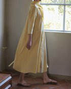 【ドゥクラッセ/DoCLASSE】の塩縮コットン・ コートワンピース ペールイエロー|ID: prp329100004934708 ipo3291000000037258068