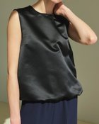 【ドゥクラッセ/DoCLASSE】のジャパンサテン・タックブラウス ブラック|ID: prp329100004934711 ipo3291000000037103205