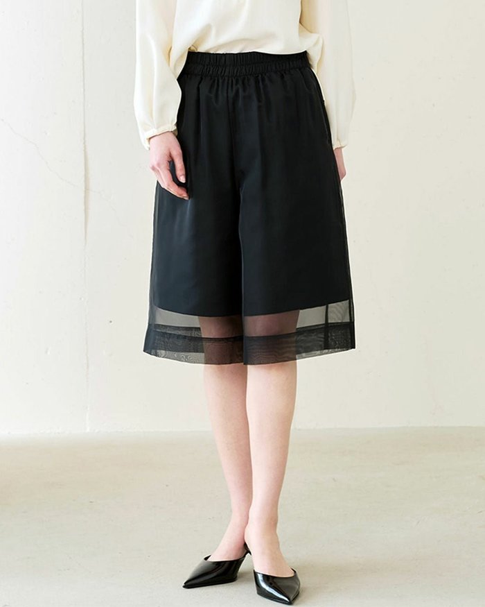 【ドゥクラッセ/DoCLASSE】のマットオーガンジー・ハーフパンツ インテリア・キッズ・メンズ・レディースファッション・服の通販 founy(ファニー) https://founy.com/ ファッション Fashion レディースファッション Fashion for Women パンツ Pants & Trousers ショートパンツ・ハーフパンツ High-Waisted & Relaxed Shorts エレガント 上品 Elegant オーガンジー Organza Fabric クール Cool, Chic トレンド Trend, Trending Now ハーフ Half, Half-Length 夏 Summer 春 Spring S/S・春夏 SS, Spring/Summer, Warm Season |ID: prp329100004934722 ipo3291000000037035182