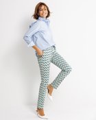 【ドゥクラッセ/DoCLASSE】のミラクルストレッチ・スリムストレート/72cm グリーン・パターン|ID: prp329100004934730 ipo3291000000037140804