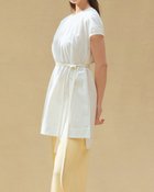 【ドゥクラッセ/DoCLASSE】のシルク混タイプライター・ギャザーチュニック 人気、トレンドファッション・服の通販 founy(ファニー) ファッション Fashion レディースファッション Fashion for Women トップス・カットソー Cut & Sew Tops シャツ・ブラウス・オフィスカジュアル Elegant Blouses & Button-Ups エレガント 上品 Elegant ガーリー Girly, Feminine Style ギャザー Gathered, Ruffled シルク Silk, 100% Silk スリット Slit, Slit Detail スリム Slim, Slim Fit タイプライター Typewriter Fabric, Crisp Cotton チュニック Tunic, Long Top ドレープ Drape, Draping Fabric パウダー Powder, Soft Tone フレア Flare, Flared ブラウジング Blouson Silhouette, Cinched Waist ワイド Wide, Wide Fit 定番 Standard, Basic Item thumbnail ホワイト|ID: prp329100004934733 ipo3291000000037035220