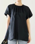 【ドゥクラッセ/DoCLASSE】のロイヤルラミー・タックブラウス ブラック|ID: prp329100004934735 ipo3291000000037246898