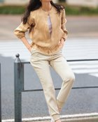 【ドゥクラッセ/DoCLASSE】のグロスドレープ・ジョグパンツ 人気、トレンドファッション・服の通販 founy(ファニー) ファッション Fashion レディースファッション Fashion for Women パンツ Pants & Trousers とろみ Fluid, Flowy Fabric エレガント 上品 Elegant スタイリッシュ Stylish, Fashionable フロント Front, Front Design thumbnail グレージュ|ID: prp329100004934741 ipo3291000000037035248