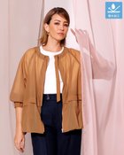 【ドゥクラッセ/DoCLASSE】のシアーストレッチ・立体フォルムブルゾン 人気、トレンドファッション・服の通販 founy(ファニー) ファッション Fashion レディースファッション Fashion for Women アウター Coat / Outerwear Collection レディースジャケット・軽アウター Jackets ブルゾンジャケット・スポーティアウター Blouson Jackets ジャケット Jacket, Outerwear フォルム Silhouette, Form ブルゾン Blouson, Bomber Jacket ポケット Pocket, Pocket Detail リボン Ribbon, Bow thumbnail キャメル|ID: prp329100004934744 ipo3291000000037035257