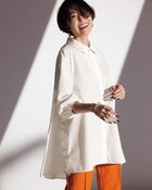 【ドゥクラッセ/DoCLASSE】のタイプライター・サイドフリルシャツ 人気、トレンドファッション・服の通販 founy(ファニー) ファッション Fashion レディースファッション Fashion for Women トップス・カットソー Cut & Sew Tops シャツ・ブラウス・オフィスカジュアル Elegant Blouses & Button-Ups なめらか Smooth, Silky Texture タイプライター Typewriter Fabric, Crisp Cotton チュニック Tunic, Long Top フェミニン Feminine, Girly フォルム Silhouette, Form フリル Frill, Ruffle フレア Flare, Flared thumbnail オフホワイト|ID: prp329100004934749 ipo3291000000037035279