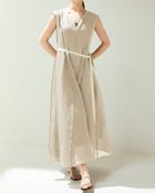 【ドゥクラッセ/DoCLASSE】のロイヤルラミー・バイアスワンピース グレーベージュ|ID: prp329100004934753 ipo3291000000037035294