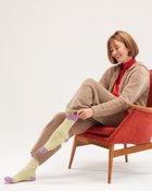 【ヌックル/Nukle】のNukle・スフレボーダーソックス パープル・パターン|ID: prp329100004934765 ipo3291000000037246923