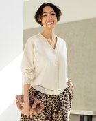 【ドゥクラッセ/DoCLASSE】の天竺編み・針抜きデザインカーディガン 人気、トレンドファッション・服の通販 founy(ファニー) ファッション Fashion レディースファッション Fashion for Women トップス・カットソー Cut & Sew Tops カーディガン・羽織り Layered Style Cardigans なめらか Smooth, Silky Texture カーディガン Cardigan, Knitwear ショート Short, Short Length thumbnail エクルー|ID: prp329100004934769 ipo3291000000037035342