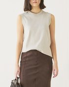 【ドゥクラッセ/DoCLASSE】のピュアコットンスムース/ノースリーブ アイスグレー|ID: prp329100004934778 ipo3291000000037035380