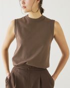 【ドゥクラッセ/DoCLASSE】のピュアコットンスムース/ノースリーブ モカ|ID: prp329100004934778 ipo3291000000037035384