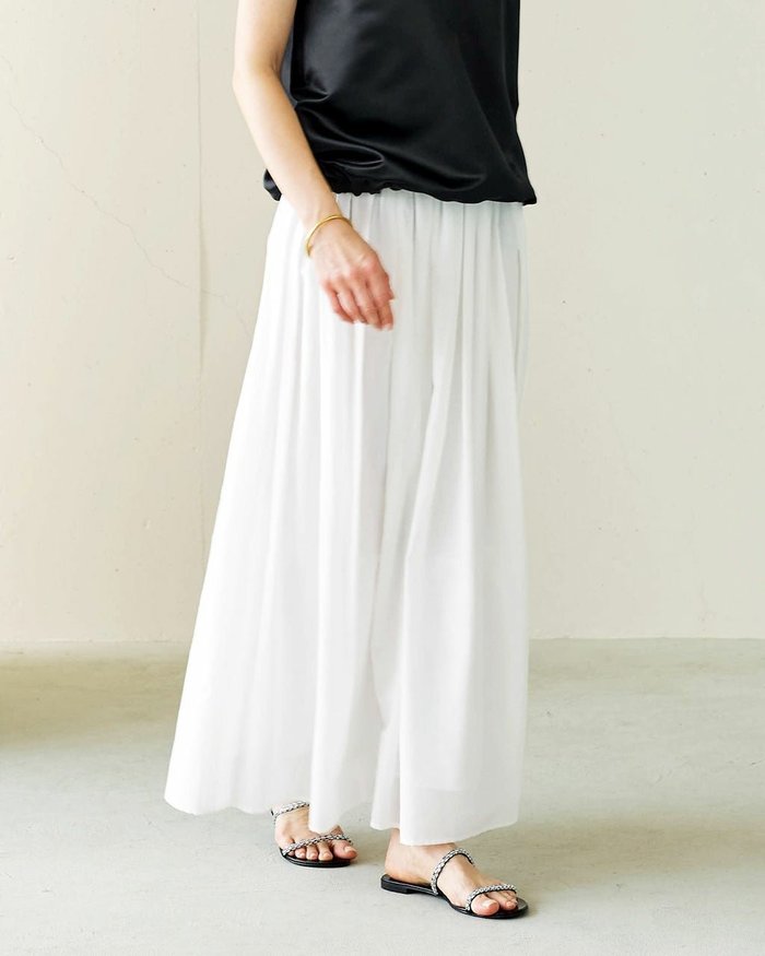 【ドゥクラッセ/DoCLASSE】のコットンシルクボイル・フレアスカート インテリア・キッズ・メンズ・レディースファッション・服の通販 founy(ファニー) https://founy.com/ ファッション Fashion レディースファッション Fashion for Women スカート Skirts Aライン・フレアスカート A-Line & Flared Skirts |ID: prp329100004934782 ipo3291000000037140904