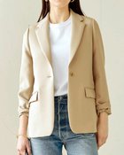 【ドゥクラッセ/DoCLASSE】のマトラッセクロス・テーラードジャケット ベージュ|ID: prp329100004934791 ipo3291000000037035427