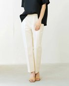 【ドゥクラッセ/DoCLASSE】のジャパンサテン・シガレットパンツ 人気、トレンドファッション・服の通販 founy(ファニー) ファッション Fashion レディースファッション Fashion for Women パンツ Pants & Trousers thumbnail オフホワイト|ID: prp329100004934795 ipo3291000000037035442