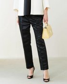 【ドゥクラッセ/DoCLASSE】のジャパンサテン・シガレットパンツ ブラック|ID: prp329100004934795 ipo3291000000037098666