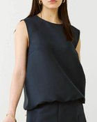 【ドゥクラッセ/DoCLASSE】のオクタダブルクロス・バックリボンブラウス ネイビー|ID: prp329100004934796 ipo3291000000037258282