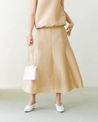 【ドゥクラッセ/DoCLASSE】のオクタダブルクロス・立体Aラインスカート ベージュ|ID: prp329100004934797 ipo3291000000037258291