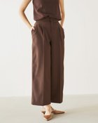 【ドゥクラッセ/DoCLASSE】のヴァージンウールMIX・ワイドレッグパンツ 人気、トレンドファッション・服の通販 founy(ファニー) ファッション Fashion レディースファッション Fashion for Women パンツ Pants & Trousers ドット Polka Dot, Dot Pattern 夏 Summer 春 Spring S/S・春夏 SS, Spring/Summer, Warm Season thumbnail ブラウン|ID: prp329100004934804 ipo3291000000037035470