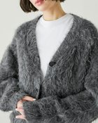 【ドゥクラッセ/DoCLASSE】のスーリーアルパカ・Vネックカーディガン グレー|ID: prp329100004934811 ipo3291000000037140961