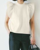 【ドゥクラッセ/DoCLASSE】のリネン混・シアースリーブトップス 人気、トレンドファッション・服の通販 founy(ファニー) ファッション Fashion レディースファッション Fashion for Women トップス・カットソー Cut & Sew Tops ニット Knit Tops & Sweaters シアー Sheer, See-Through フリル Frill, Ruffle リネン Linen, Linen Fabric thumbnail ホワイト|ID: prp329100004934813 ipo3291000000037035490