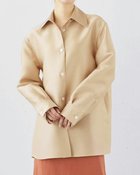 【ドゥクラッセ/DoCLASSE】のオクタダブルクロス・オーバーサイズシャツ 人気、トレンドファッション・服の通販 founy(ファニー) ファッション Fashion レディースファッション Fashion for Women トップス・カットソー Cut & Sew Tops シャツ・ブラウス・オフィスカジュアル Elegant Blouses & Button-Ups シルク Silk, 100% Silk フォルム Silhouette, Form thumbnail ベージュ|ID: prp329100004934820 ipo3291000000037035512