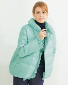 【ドゥクラッセ/DoCLASSE】の艶感タフタ・コンパクトフリルダウン ミントグリーン|ID: prp329100004934833 ipo3291000000037103309