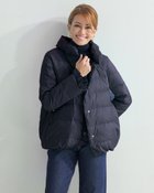 【ドゥクラッセ/DoCLASSE】の艶感タフタ・コンパクトフリルダウン ミッドナイトブルー|ID: prp329100004934833 ipo3291000000037103311