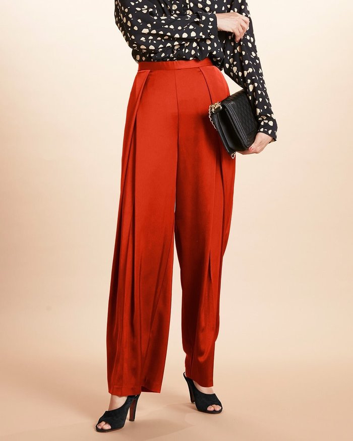 【ドゥクラッセ/DoCLASSE】のとろみドレープ・タックワイドパンツ インテリア・キッズ・メンズ・レディースファッション・服の通販 founy(ファニー) https://founy.com/ ファッション Fashion レディースファッション Fashion for Women パンツ Pants & Trousers とろみ Fluid, Flowy Fabric エレガント 上品 Elegant センター Center, Center Line |ID: prp329100004934836 ipo3291000000037098683