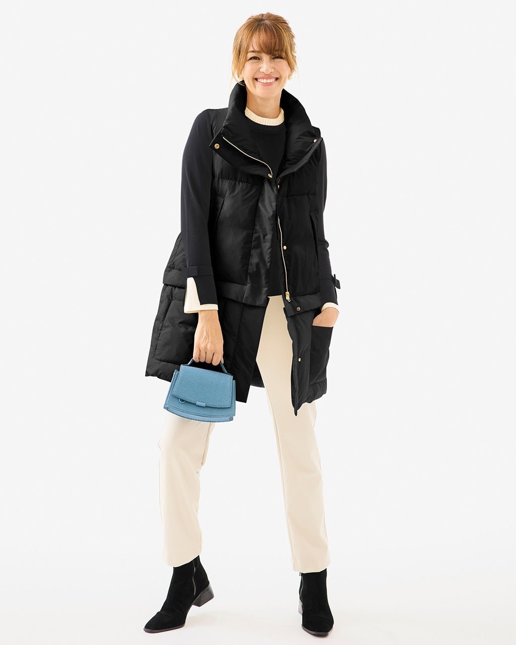 【ドゥクラッセ/DoCLASSE】のエコダウン・2WAYモードジレ インテリア・キッズ・メンズ・レディースファッション・服の通販 founy(ファニー) 　ファッション　Fashion　レディースファッション　Fashion for Women　アウター　Coat / Outerwear Collection　トップス・カットソー　Cut & Sew Tops　ベスト&ジレ / 重ね着スタイル　Vests & Gilets　スタイリッシュ　Stylish, Fashionable　ダウン　Down, Puffer　ロング　Long, Long-Length　秋　Autumn　ブラック|ID: prp329100004934838 ipo3291000000037035578