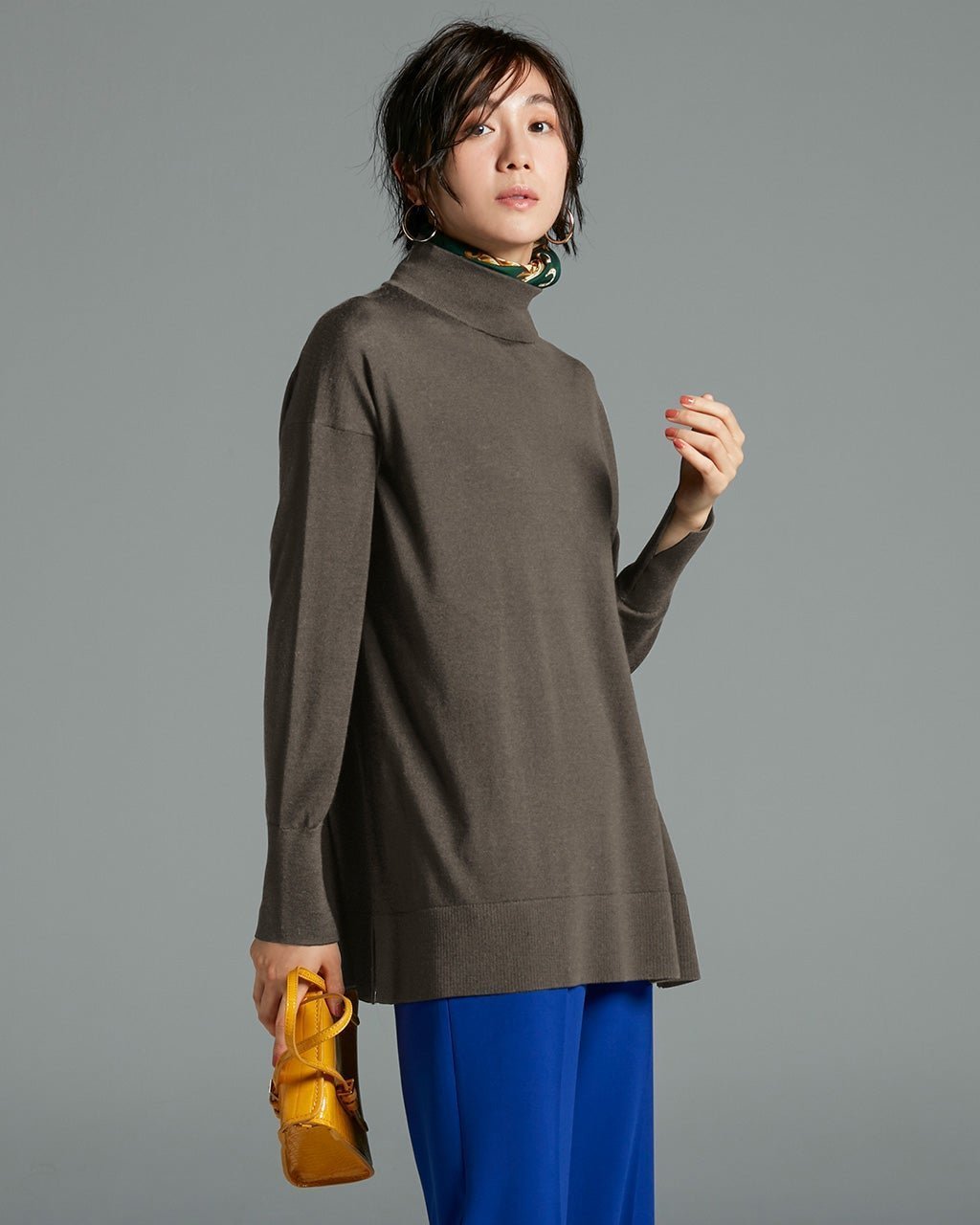 【ドゥクラッセ/DoCLASSE】のカリアッジ・ハイネックプルオーバー 人気、トレンドファッション・服の通販 founy(ファニー) 　ファッション　Fashion　レディースファッション　Fashion for Women　トップス・カットソー　Cut & Sew Tops　ニット　Knit Tops & Sweaters　カジュアルプルオーバー・ニットトップス　Pullovers & Knit Tops / Casual Pullovers　なめらか　Smooth, Silky Texture　イタリア　Italy　シンプル　Simple, Minimal　セーター　Sweater, Knitwear　ハイネック　High Neck, Mock Neck　ミラノ　Milano Style, Italian-Inspired　 other-1|ID: prp329100004934839 ipo3291000000037035579