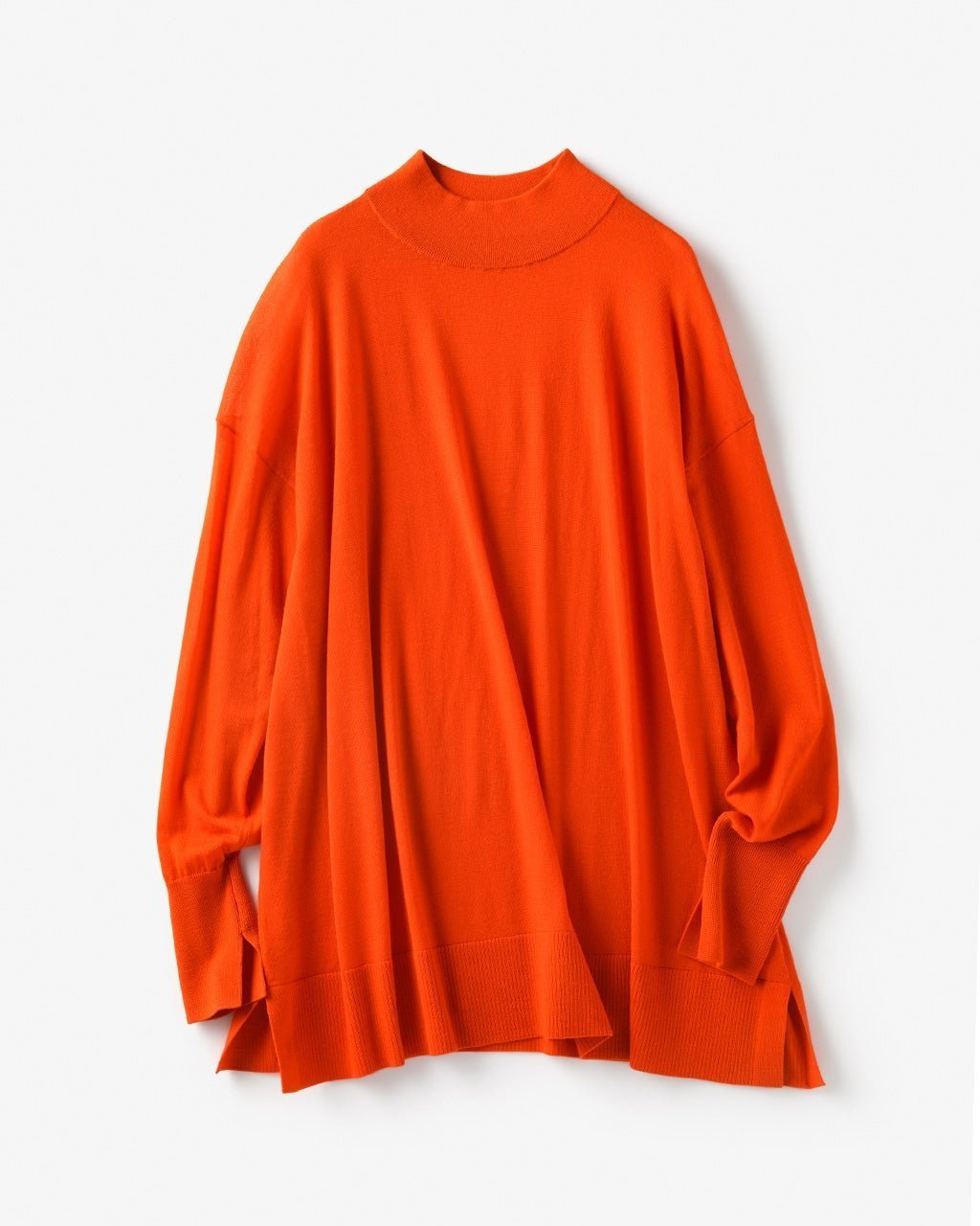 【ドゥクラッセ/DoCLASSE】のカリアッジ・ハイネックプルオーバー インテリア・キッズ・メンズ・レディースファッション・服の通販 founy(ファニー) 　ファッション　Fashion　レディースファッション　Fashion for Women　トップス・カットソー　Cut & Sew Tops　ニット　Knit Tops & Sweaters　カジュアルプルオーバー・ニットトップス　Pullovers & Knit Tops / Casual Pullovers　なめらか　Smooth, Silky Texture　イタリア　Italy　シンプル　Simple, Minimal　セーター　Sweater, Knitwear　ハイネック　High Neck, Mock Neck　ミラノ　Milano Style, Italian-Inspired　オレンジ|ID: prp329100004934839 ipo3291000000037035581