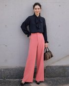 【ドゥクラッセ/DoCLASSE】のカルゼダブルクロス・ワイドパンツ 人気、トレンドファッション・服の通販 founy(ファニー) ファッション Fashion レディースファッション Fashion for Women パンツ Pants & Trousers なめらか Smooth, Silky Texture ストレッチ Stretch, Stretchy Fabric センター Center, Center Line トレンド Trend, Trending Now フェミニン Feminine, Girly ワイド Wide, Wide Fit ビジネス 仕事 通勤 Business / Work / Commuting 定番 Standard, Basic Item thumbnail ピンク|ID: prp329100004934846 ipo3291000000037035603