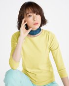 【ドゥクラッセ/DoCLASSE】のボートネック/7分袖・ドゥクラッセTシャツ(58cm丈) ペールイエロー|ID: prp329100004934856 ipo3291000000037258406