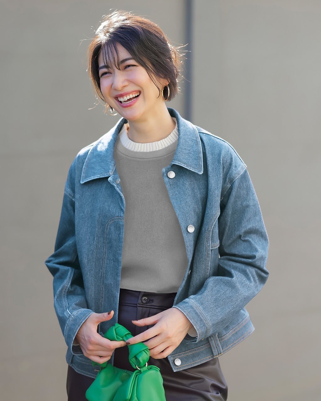 【ドゥクラッセ/DoCLASSE】のニットdeデニム・デザインジャケット 人気、トレンドファッション・服の通販 founy(ファニー) 　ファッション　Fashion　レディースファッション　Fashion for Women　アウター　Coat / Outerwear Collection　レディースジャケット・軽アウター　Jackets　ジャケット　Jacket, Outerwear　ストレッチ　Stretch, Stretchy Fabric　デニム　Denim, Jeans Material　フラップ　Flap, Flap Pocket　 other-1|ID: prp329100004934857 ipo3291000000037035658