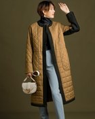 【ドゥクラッセ/DoCLASSE】の異素材使い・キルトロングコート 人気、トレンドファッション・服の通販 founy(ファニー) ファッション Fashion レディースファッション Fashion for Women アウター Coat / Outerwear Collection コート・ロングコート・ピーコート Long Coats, Peacoats & More キルト Quilt, Quilted Fabric ジャケット Jacket, Outerwear ダウン Down, Puffer トリミング Trimming, Decorative Edge ロング Long, Long-Length 切替 Switching, Contrast Panel thumbnail キャメル|ID: prp329100004934869 ipo3291000000037035697