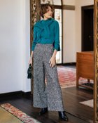 【ドゥクラッセ/DoCLASSE】のネップツイル・サイドラインワイドパンツ 人気、トレンドファッション・服の通販 founy(ファニー) ファッション Fashion レディースファッション Fashion for Women パンツ Pants & Trousers グログラン Grosgrain, Grosgrain Ribbon シンプル Simple, Minimal ツイード Twill, Twill Weave ネップ Nepp, Slub Yarn モダン Modern, Contemporary thumbnail ネイビーパターン|ID: prp329100004934871 ipo3291000000037035701