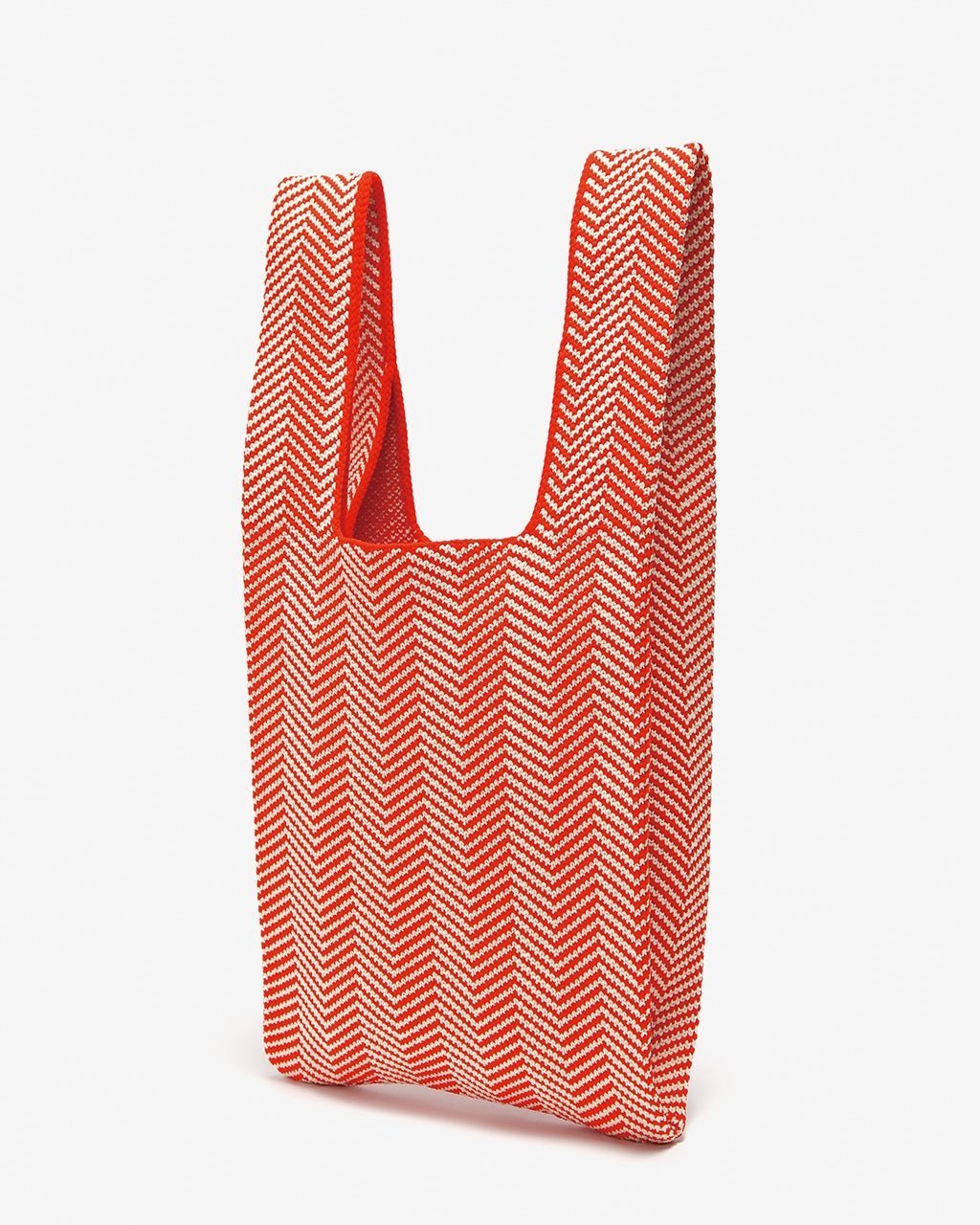 【ドゥクラッセ/DoCLASSE】のカラフルニットバッグ・エコレザーハンドル付き インテリア・キッズ・メンズ・レディースファッション・服の通販 founy(ファニー) 　ファッション　Fashion　レディースファッション　Fashion for Women　トップス・カットソー　Cut & Sew Tops　ニット　Knit Tops & Sweaters　レイングッズ・傘・晴雨兼用傘　Umbrellas & Rain Gear　イエロー　Yellow　オレンジ　Orange　日傘　Parasol, UV Umbrella　レッド|ID: prp329100004934876 ipo3291000000037035716