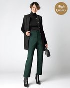 【ドゥクラッセ/DoCLASSE】のツイル裏起毛カットソー・テーパードパンツ 人気、トレンドファッション・服の通販 founy(ファニー) ファッション Fashion レディースファッション Fashion for Women パンツ Pants & Trousers カットソー Cut and Sewn Top ギャザー Gathered, Ruffled ツイル Twist, Twisted Detail フロント Front, Front Design エレガント 上品 Elegant 定番 Standard, Basic Item thumbnail グリーン|ID: prp329100004934877 ipo3291000000037035721